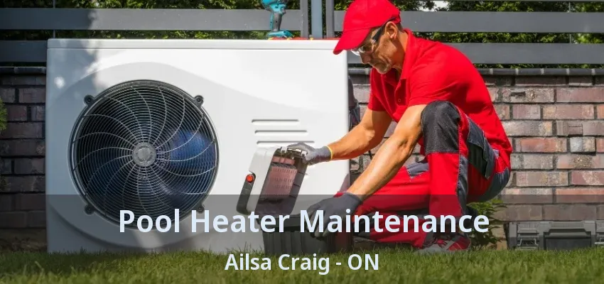 Pool Heater Maintenance Ailsa Craig - ON