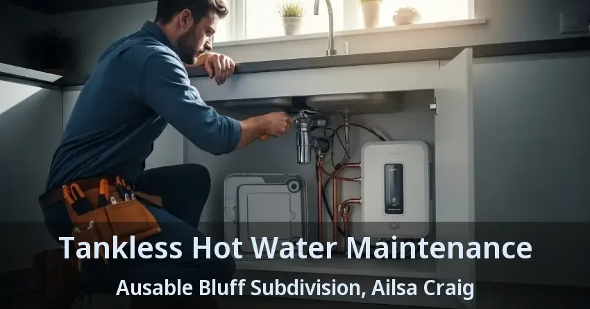 Tankless Hot Water Maintenance Ausable Bluff Subdivision, Ailsa Craig - ON