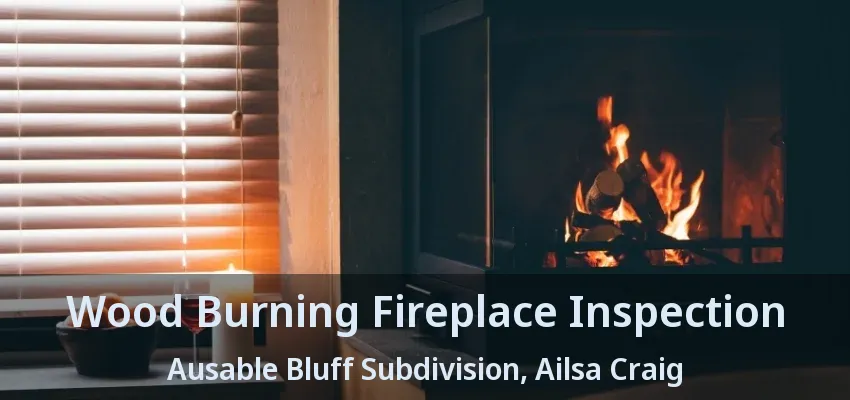 Wood Burning Fireplace Inspection Ausable Bluff Subdivision, Ailsa Craig - ON